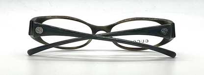 Gucci GG 2512 Onyx Blue Cat Eye Vintage Eyeglasses Made in Italy
