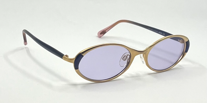 Silhouette M6441 V6054 NOS Oval Sunglasses-New Lavender Custom Lens-Austria