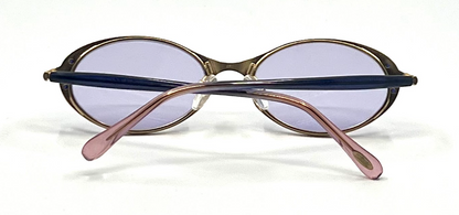 Silhouette M6441 V6054 NOS Oval Sunglasses-New Lavender Custom Lens-Austria