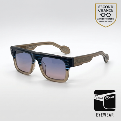 T Henri 959 Limited Edition Sunglasses 18K Gold Handmade Japan 5/149