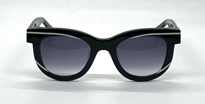 Thierry Lasry IceCreamy 101 Sunglasses-Black/White Unworn-Full Kit-France