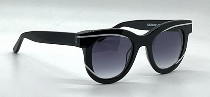 Thierry Lasry IceCreamy 101 Sunglasses-Black/White Unworn-Full Kit-France