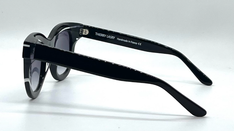 Thierry Lasry IceCreamy 101 Sunglasses-Black/White Unworn-Full Kit-France
