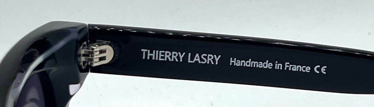 Thierry Lasry IceCreamy 101 Sunglasses-Black/White Unworn-Full Kit-France