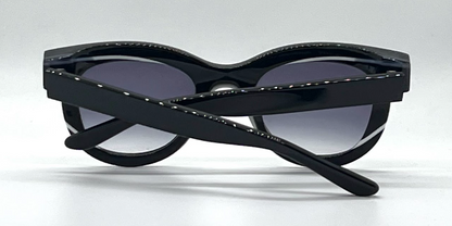 Thierry Lasry IceCreamy 101 Sunglasses-Black/White Unworn-Full Kit-France