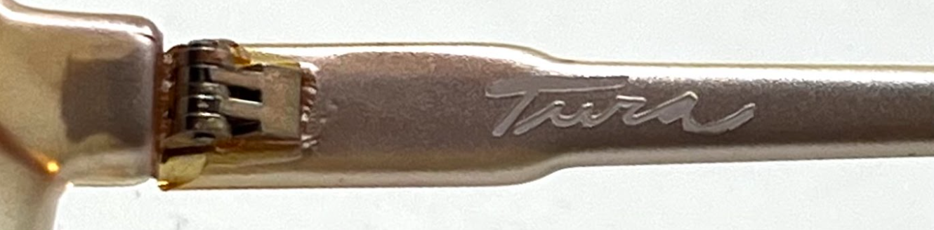 Tura MOD. TL 310 CH Vintage Oversized Sunglasses-New Gradient Custom Lenses-Japan