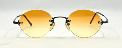 Spektek 541 Rimless Sunglasses – Dark Frame – Yellow Gradient Lenses – Unworn Vintage