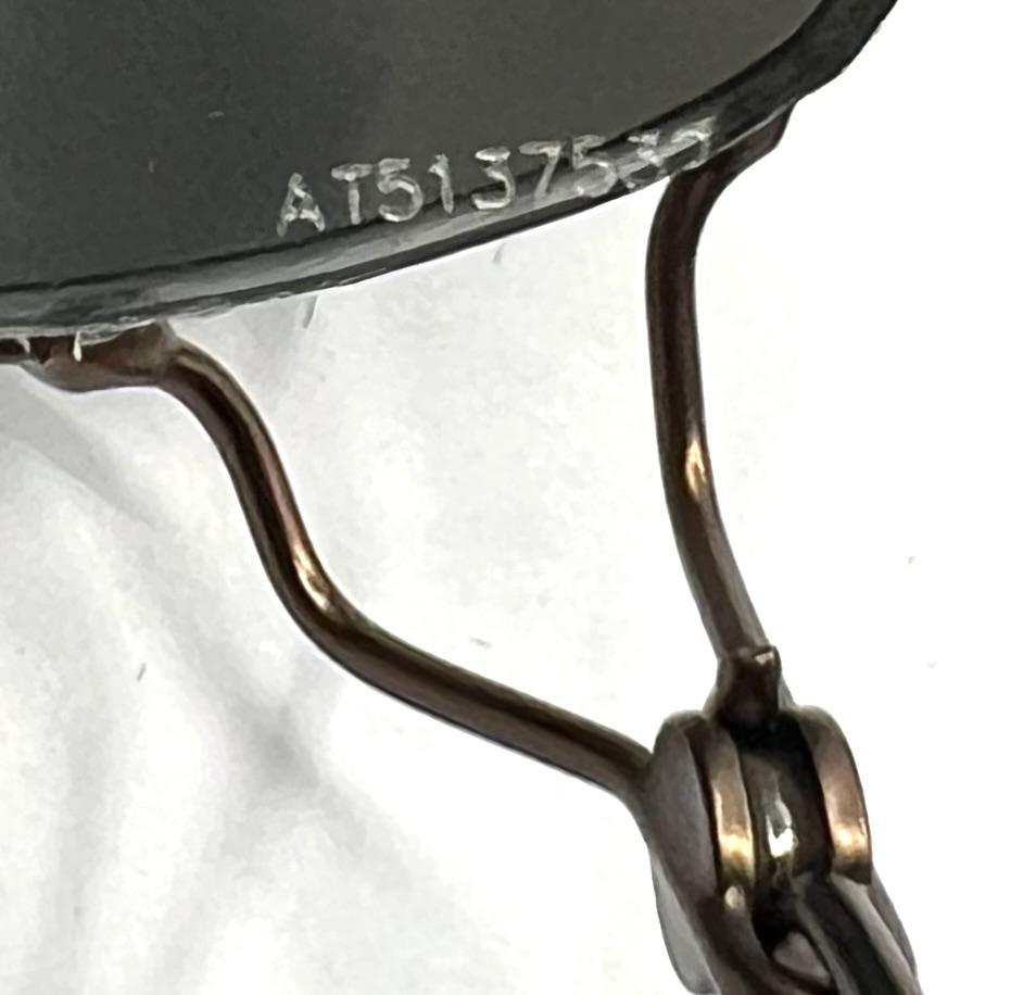 Vintage OB 103 Rimless Sunglasses – Dark Metal Frame – Smoke Gradient Lenses – Unworn Vintage