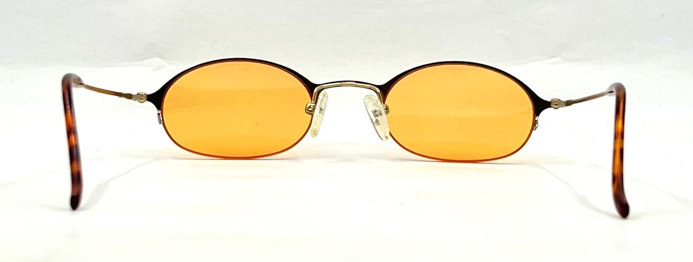 Japanese Oval Sunglasses-Hand Painted-Y2K Vintage-New Custom Lenses-Unworn