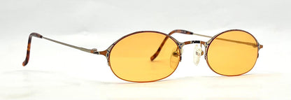 Japanese Oval Sunglasses-Hand Painted-Y2K Vintage-New Custom Lenses-Unworn