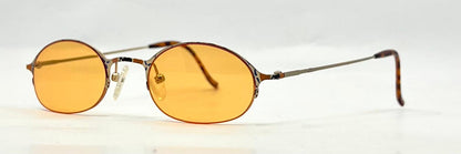 Japanese Oval Sunglasses-Hand Painted-Y2K Vintage-New Custom Lenses-Unworn