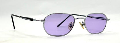 Konish Japan Titanium Oval Sunglasses Y2K Deadstock Custom Lenses