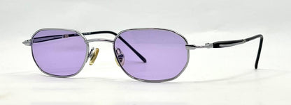 Konish Japan Titanium Oval Sunglasses Y2K Deadstock Custom Lenses