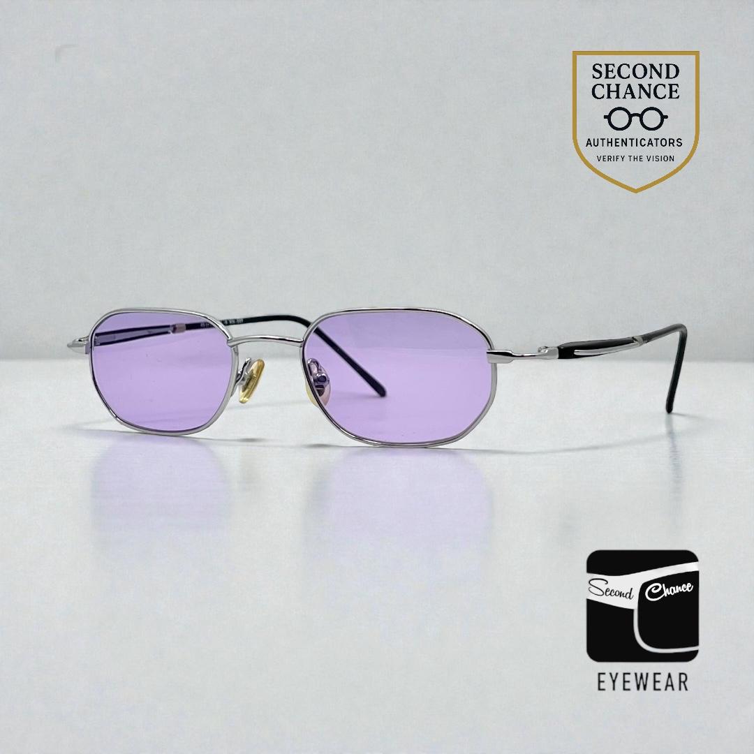 Konish Japan Titanium Oval Sunglasses Y2K Deadstock Custom Lenses