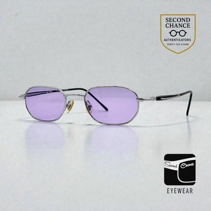 Konish Japan Titanium Oval Sunglasses Y2K Deadstock Custom Lenses