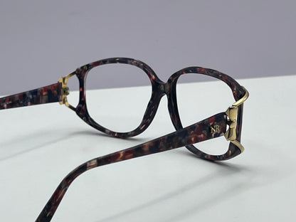 Nina Ricci Nr 3010 Col.6240 Butterfly Frame-Multi Color With Gold Hardware 55-16