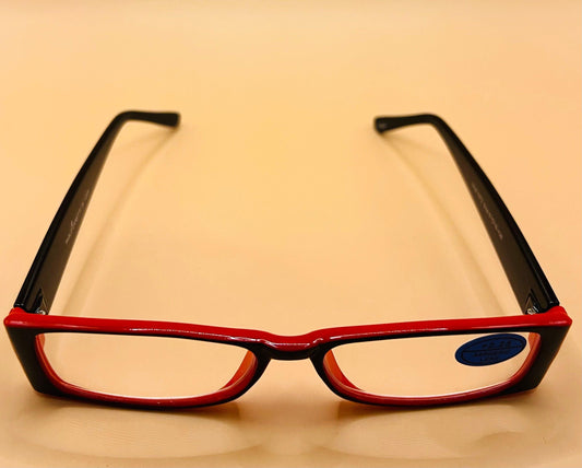 Pablo Zanetti Geometric Narrow Reading Glasses | Colorful Rectangular Frames w| Aspheric Lens