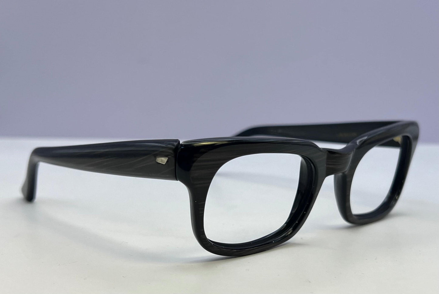 The 1950S Black Horn-Rim Eyeglass Vintage Frames – Collectors Condition-Ready For Lenses