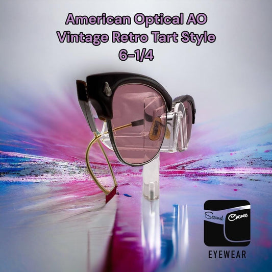 American Optical Vintage Tart Style Sunglasses 6 1|4-New Berko’s Designs Custom Lenses™