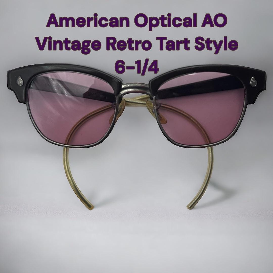 American Optical Vintage Tart Style Sunglasses 6 1|4-New Berko’s Designs Custom Lenses™