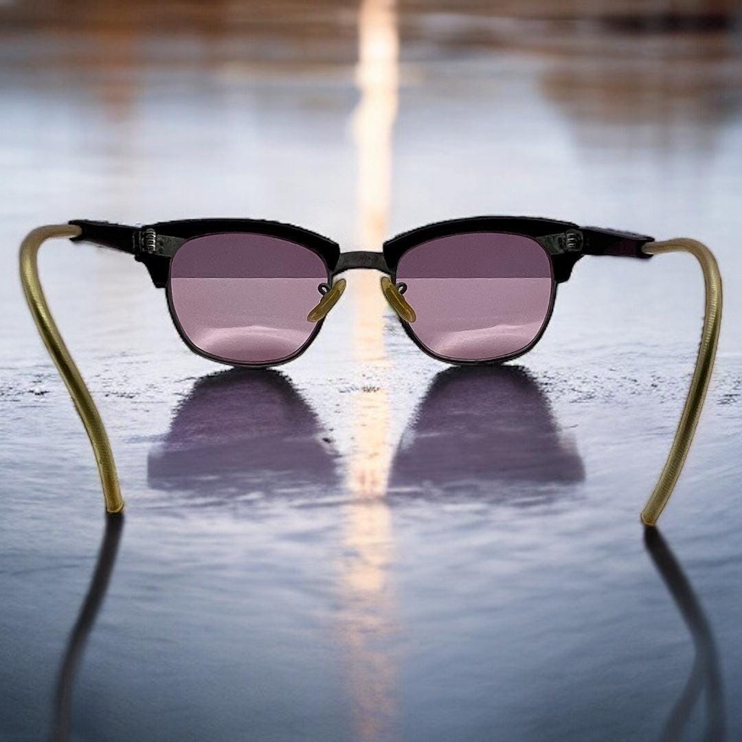 American Optical Vintage Tart Style Sunglasses 6 1|4-New Berko’s Designs Custom Lenses™
