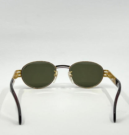 Sting 4170 Col 120 Vintage Sunglasses Gold Tortoise Oval Frame Deadstock Italy