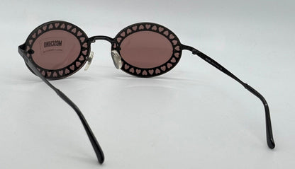 Moschino M3089-S 53017 Heart Cutout Sunglasses-Made In Italy-Vintage Deadstock