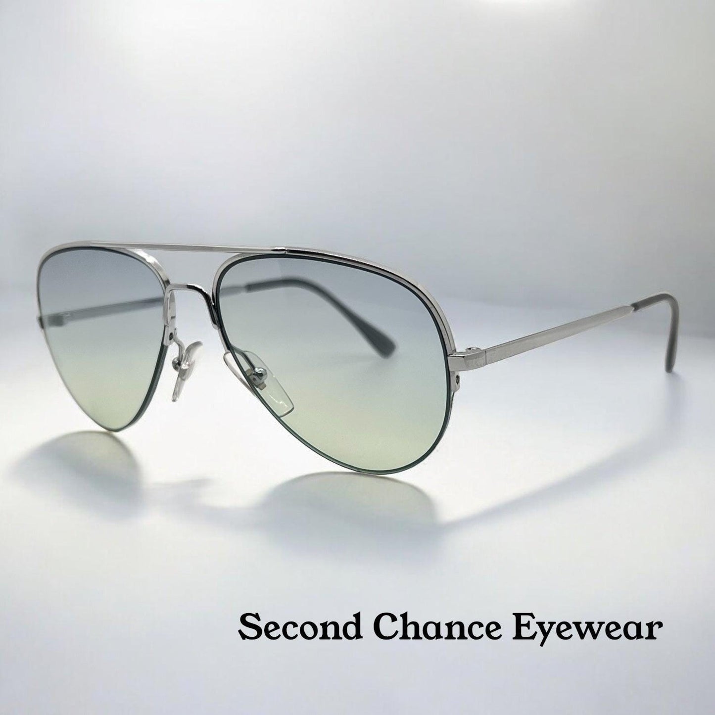 Vintage Cottet New|Old Stock Half Rim Custom Sunglasses-W|New Berko’S Designs Lenses