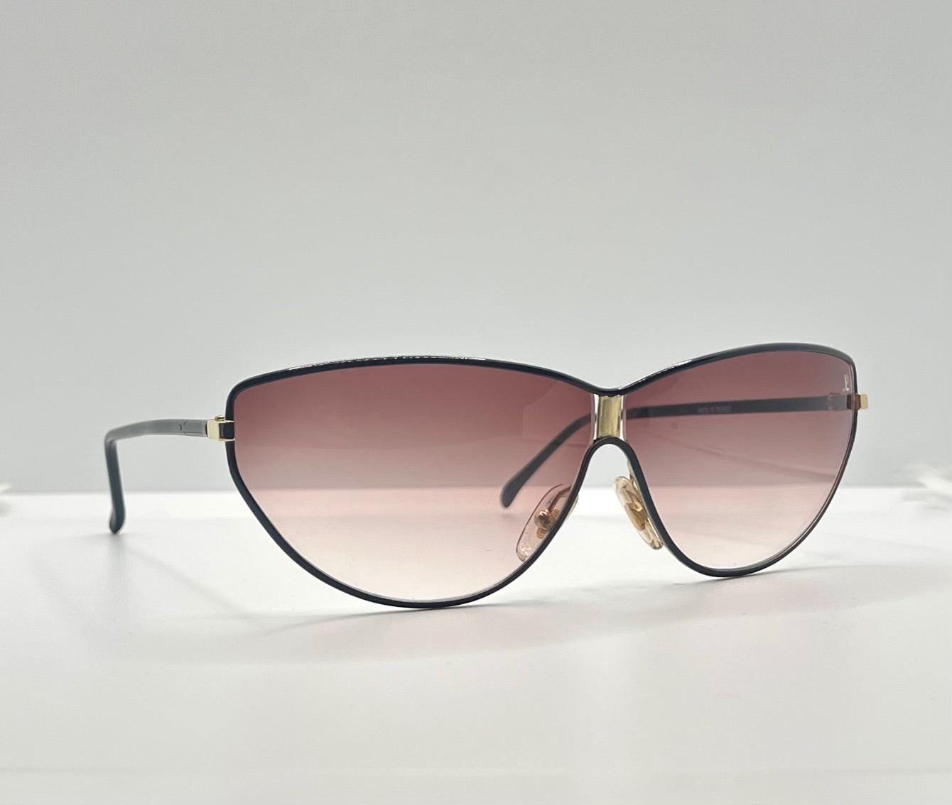 Jean Pierre Lamy Vintage Sunglasses-France-Original Jpl Logo Pink Lenses