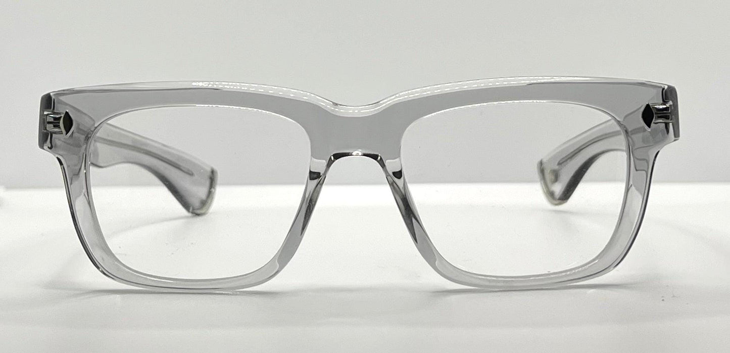 Garrett Leight X Officine Générale Ogx Optical Frame-Crystal 50-20Mm-New|Full Kit