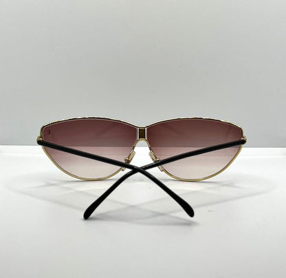 Jean Pierre Lamy Vintage Sunglasses-France-Original Jpl Logo Pink Lenses
