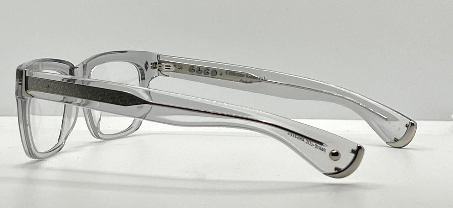 Garrett Leight X Officine Générale Ogx Optical Frame-Crystal 50-20Mm-New|Full Kit