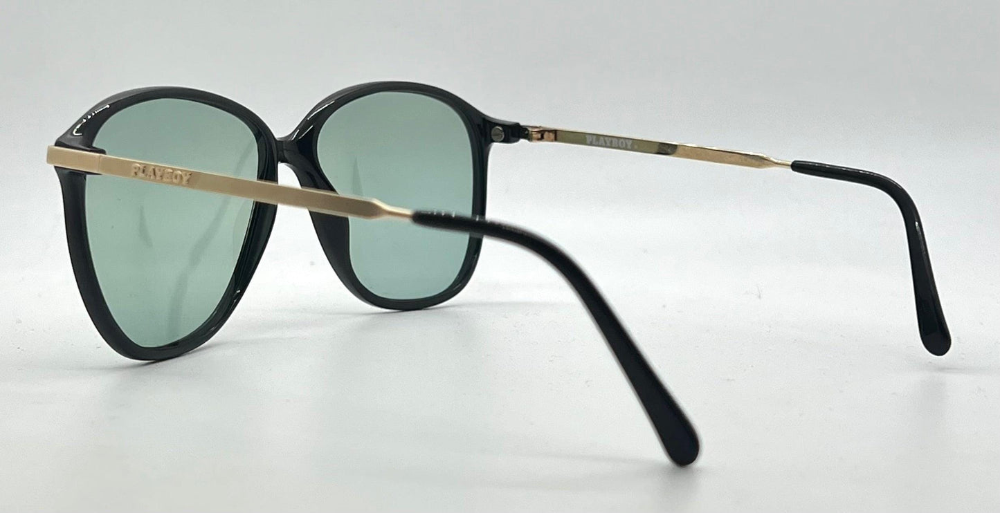 Playboy 4605 90 Vintage Sunglasses w/New Solid Aquamarine Custom Lenses