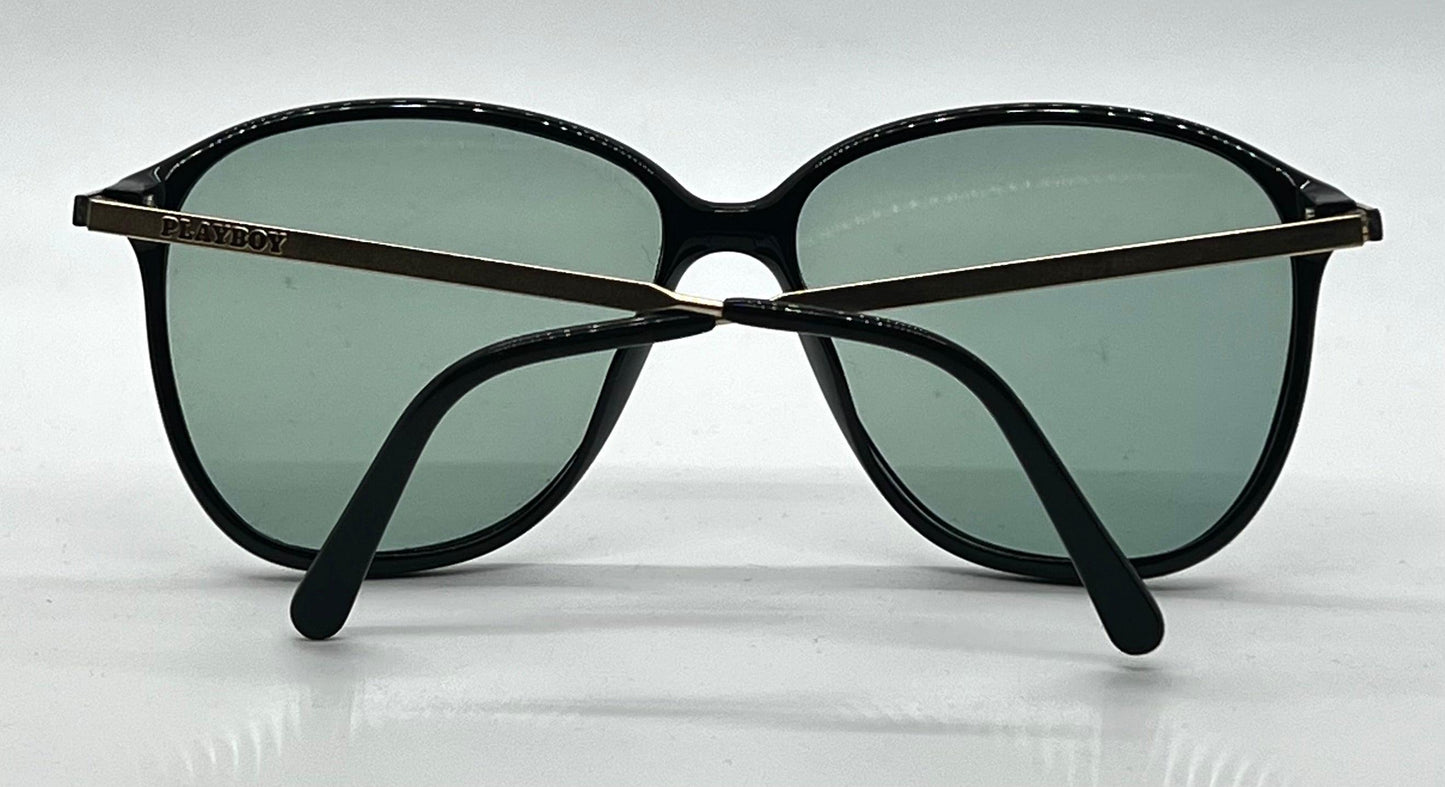 Playboy 4605 90 Vintage Sunglasses w/New Solid Aquamarine Custom Lenses