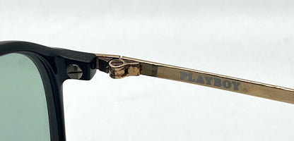 Playboy 4605 90 Vintage Sunglasses w/New Solid Aquamarine Custom Lenses