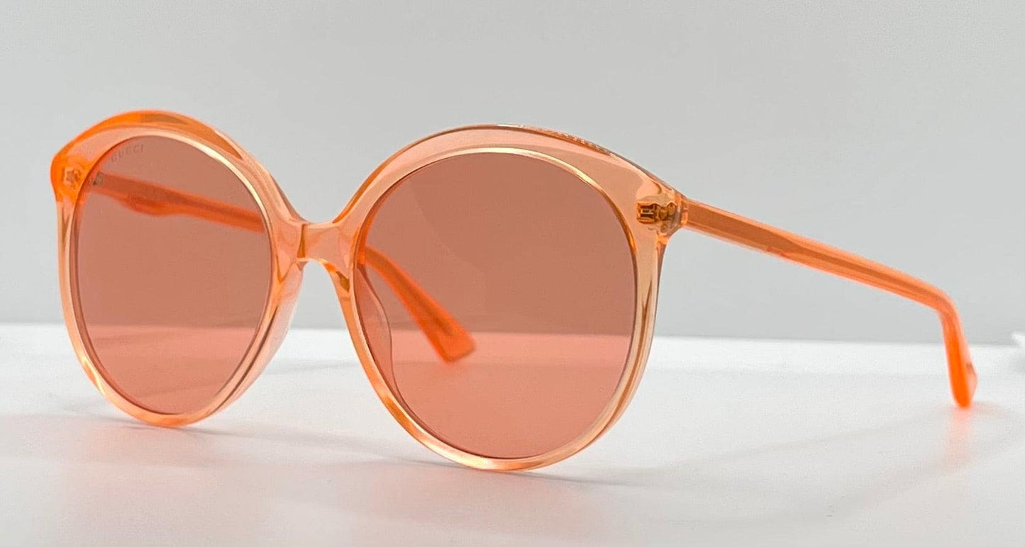 Gucci Gg0257S 006-Neon Pink Round Sunglasses – Full Kit-Deadstock|Unworn – Italy