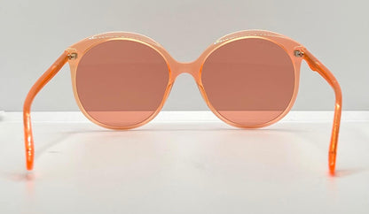 Gucci Gg0257S 006-Neon Pink Round Sunglasses – Full Kit-Deadstock|Unworn – Italy