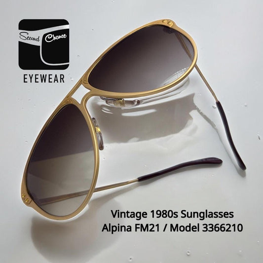 Vintage 1980S Alpina Fm21 Sunglasses-Model 3366210-New|Old Stock Frames