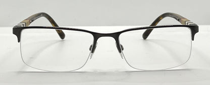 Burberry B1282 1008 Semi-Rimless Tortoise Glasses 55mm – Made in Italy