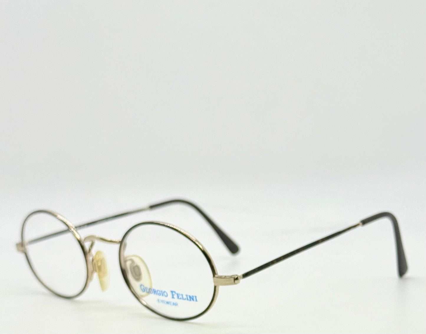 Giorgio Felini W1480 G|To Vintage Eyeglasses-Deadstock Unworn With Original Clip-On