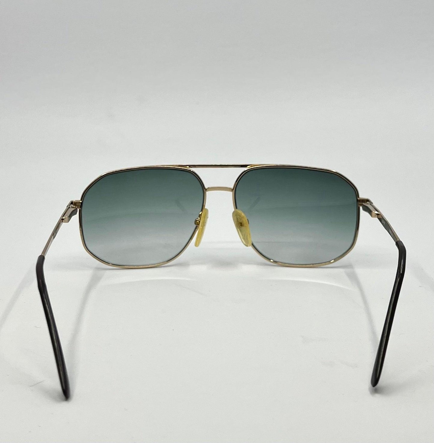 Georgio Felini 9788 Aviator Sunglasses W|New Gradient Tinted Custom Lenses-Vintage-Unworn-59Mm-Italy