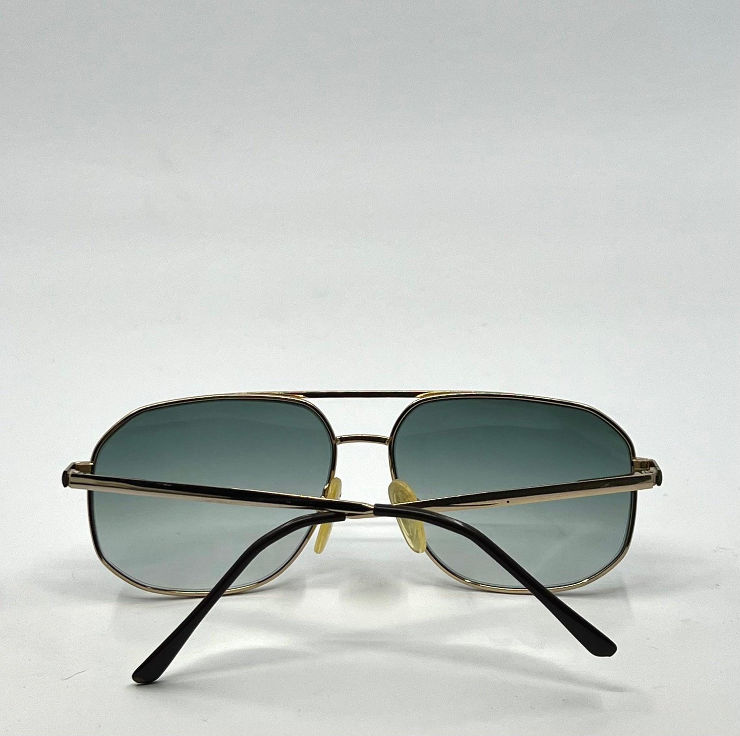 Georgio Felini 9788 Aviator Sunglasses W|New Gradient Tinted Custom Lenses-Vintage-Unworn-59Mm-Italy