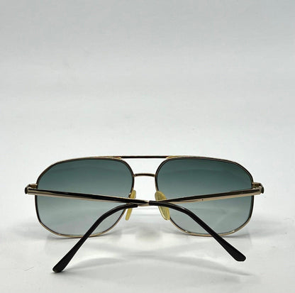 Georgio Felini 9788 Aviator Sunglasses W|New Gradient Tinted Custom Lenses-Vintage-Unworn-59Mm-Italy