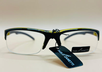 Pablo Zanetti Top Heavy Narrow Frames. Clear Lenses, No Magnification. Affordable Option To Expense Frames! Protective Eywear