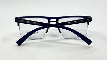 Versace 3269 5125 Blue Semi Rimless Eyeglasses 55mm -Italy-Deadstock|Unworn