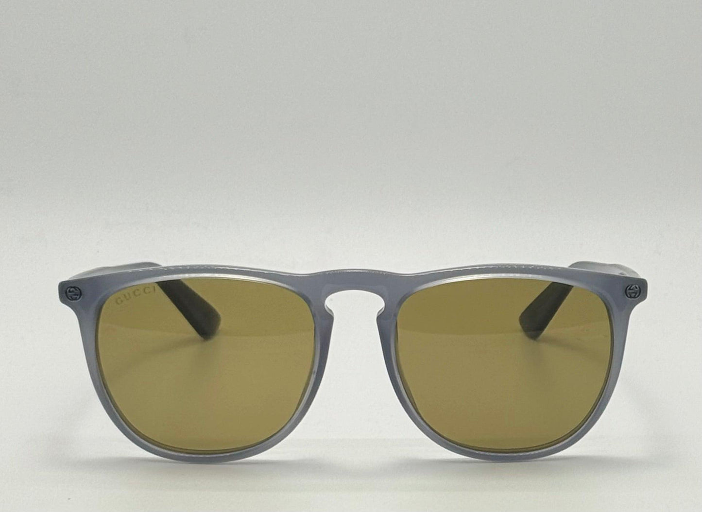 Brand New Gucci Gg0120S 005 Grey Acetate Sunglasses Bee Motif Temple-Full Kit