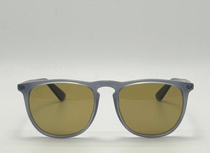 Brand New Gucci Gg0120S 005 Grey Acetate Sunglasses Bee Motif Temple-Full Kit