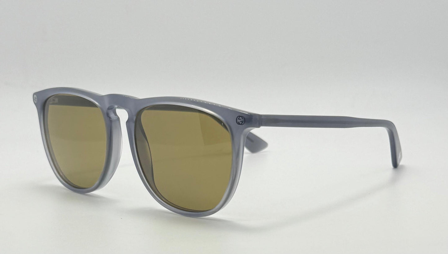 Brand New Gucci Gg0120S 005 Grey Acetate Sunglasses Bee Motif Temple-Full Kit