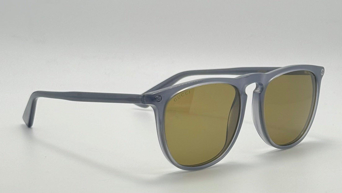 Brand New Gucci Gg0120S 005 Grey Acetate Sunglasses Bee Motif Temple-Full Kit