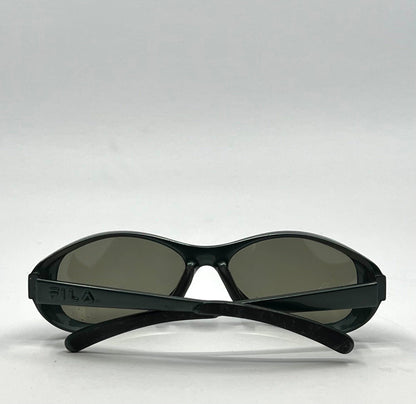 Fila 8501 Vintage Sunglasses-Made In Italy By De Rigo-Y2K Oval Wraparound-Col.9724